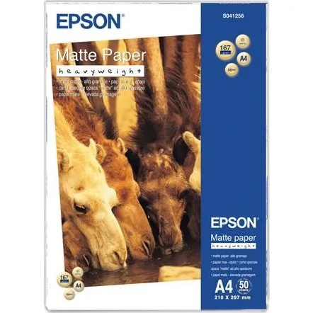Папір Epson A4 Matte Paper-Heavyweight, 50арк. (C13S041256)
