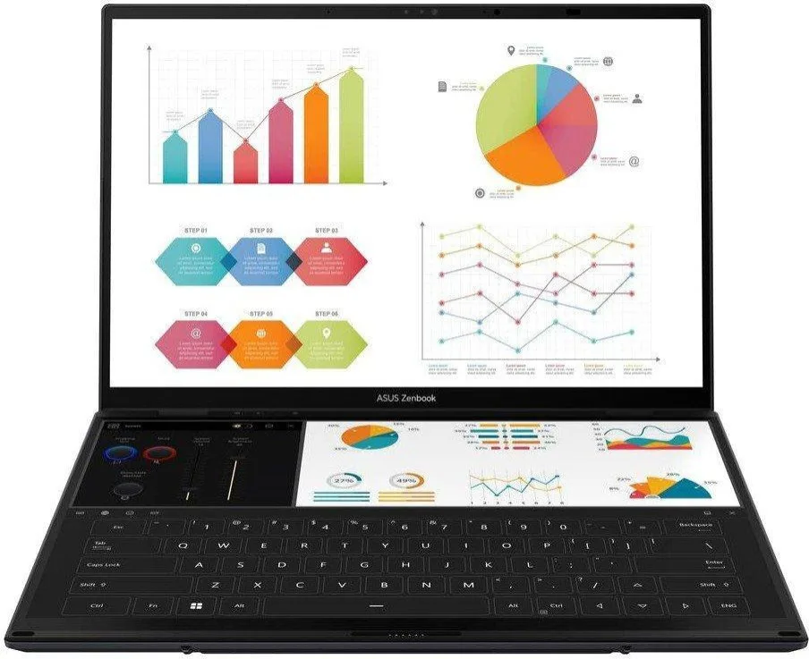 Ноутбук ASUS Zenbook Duo UX8406CA (UX8406CA-QL048W, 90NB14X1-M001R0)