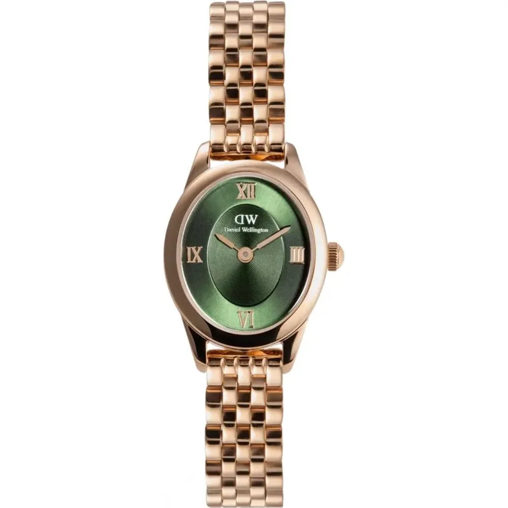 Часы Daniel Wellington Ophelia Mini Emerald Rose Gold DW00100806