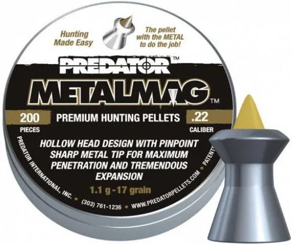 Пули пневматические JSB Metalmag 5,5 мм 1,1 г 200 шт/уп (2002-01-200)