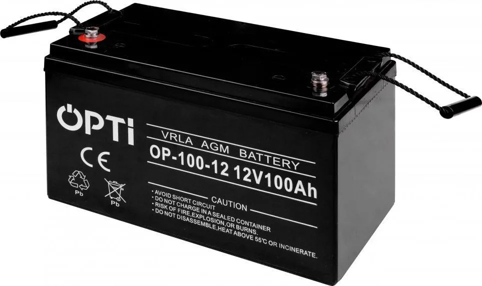 Акумулятор для ДБЖ Volt Polska OPTI AGM 12V 100Ah (6AKUV100AG)