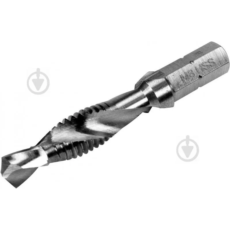 Свердло-мітчик YATO YT-44845 М8 х 1.25 мм, HSS М2, HEX-1/4", l= 51/11 мм