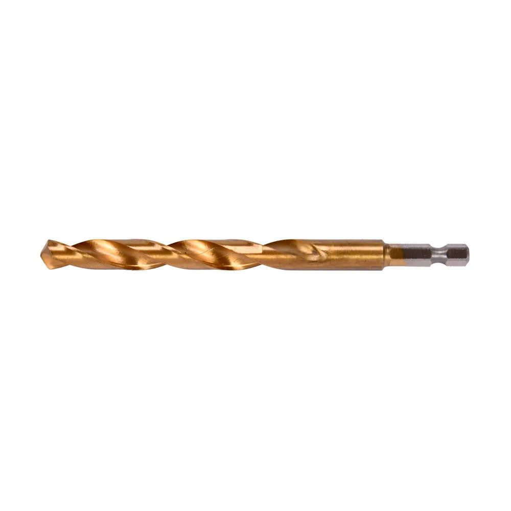 Свердло по металу з шестигранним хвостовиком 1/4" YATO YT-44772 HSS-TIN 10 x 133/87 мм