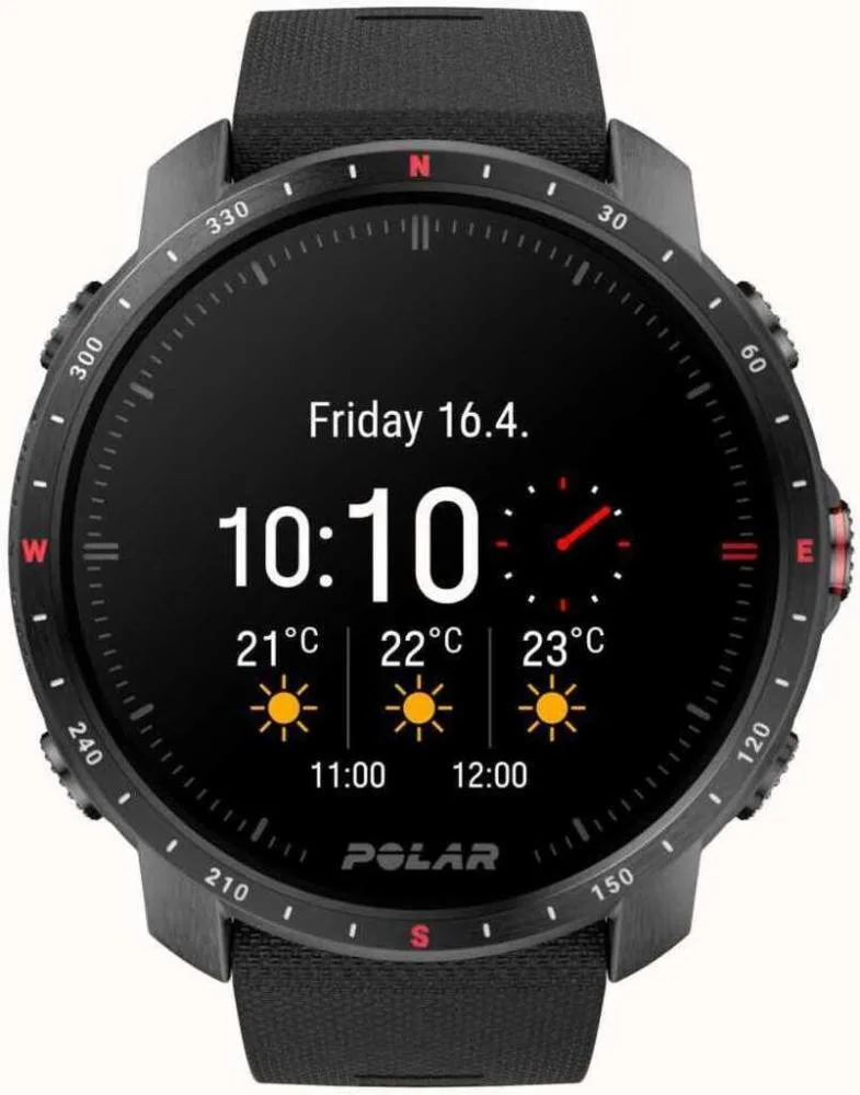 Смарт-часы Polar Grit X Pro Black DLC M/L (90085773)