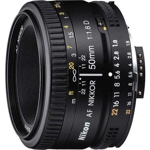 Объектив Nikon 50 mm f/1.8D AF NIKKOR (JAA013DA)