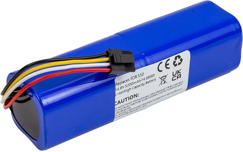 Акумулятор PowerPlant для пилососу Xiaomi 1C, S50 14.8V 5200mAh (TB921621)