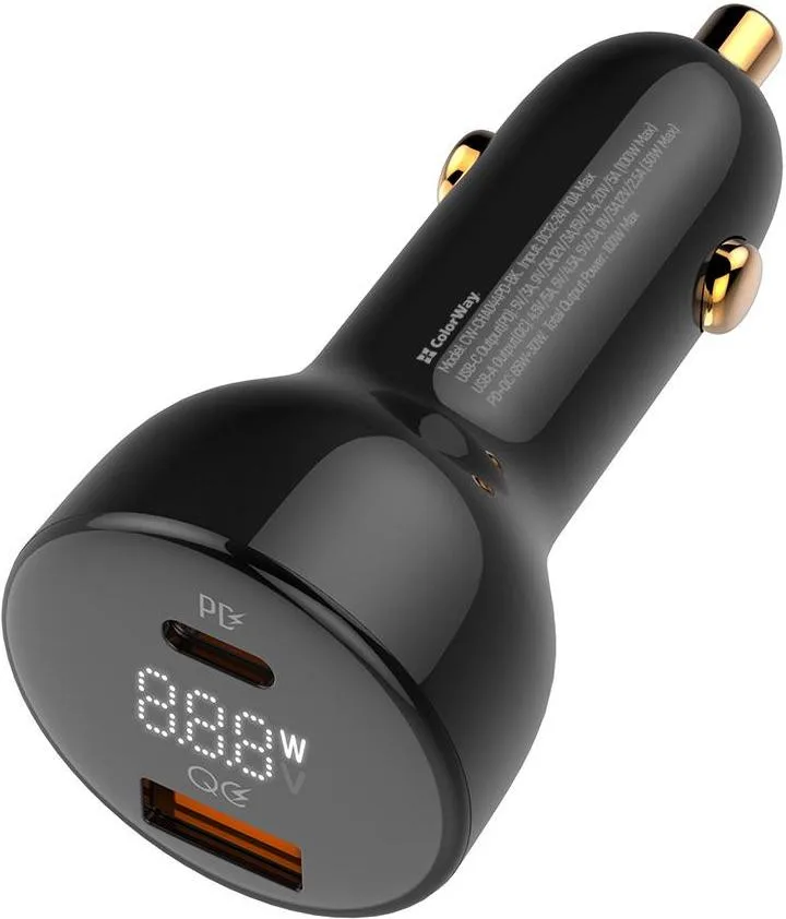 ColorWay Power Delivery Port PPS USB Black (CW-CHA044PD-BK)