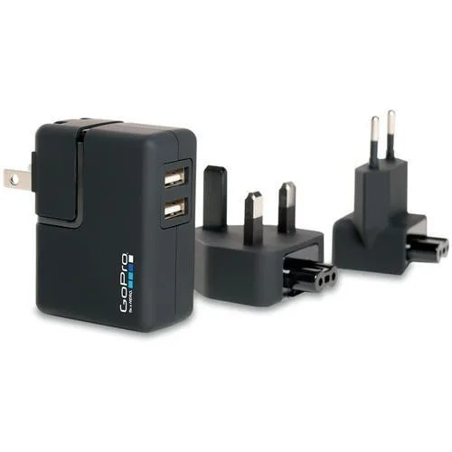 Сетевое 2х-портовое USB зарядное устройство GoPro Wall Charger (AWALC-001)