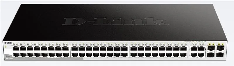 Комутатор D-Link DGS-1052 48xGE, 4xGE/SFP, Некерований (DGS-1052)