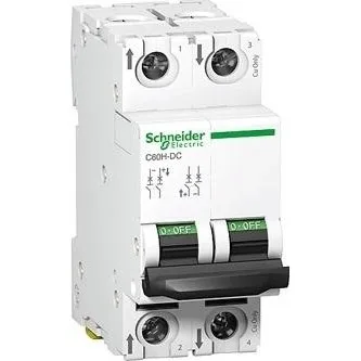 Schneider Electric Acti9 C60H-DC, 2P, 40A, C (A9N61537)