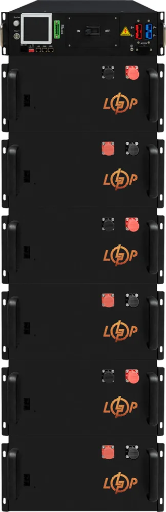 Високовольтний акумулятор LogicPower LP LiFePO4 Battery HVM 307,2V 50Ah (15360 Wh) BMS 125А метал (24757)