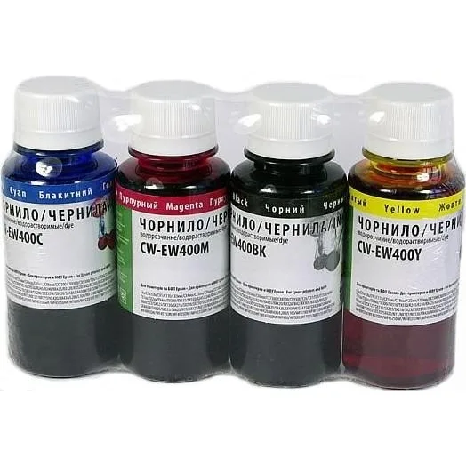 Чорнило ColorWay Epson SC 67/87/79 CX3xxx-6xxx (4х100мл) BK/С/M/Y (CW-EW400SET01)