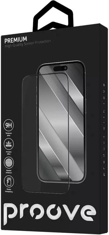Захисне скло Proove Premium для iPhone 13/13 Pro/14 Black (PGPPMI140001)