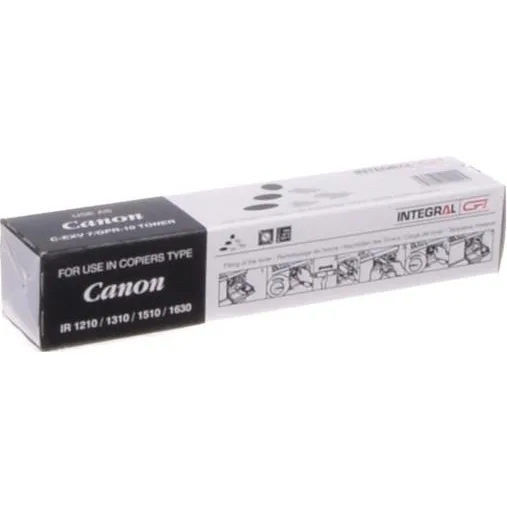 Тонер-картридж Integral для Canon iR-1200/1210/1510/1530/1570F аналог C-EXV 7 Black 300г (11500067)