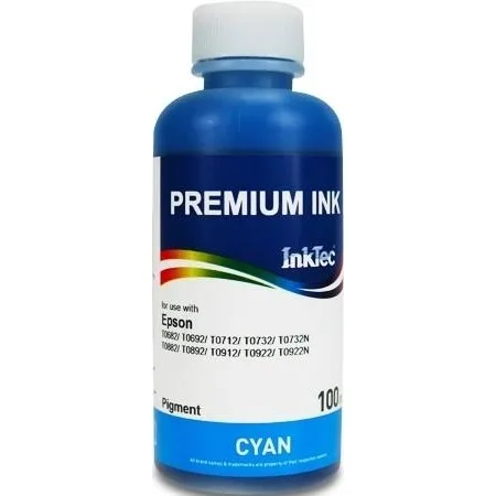 Чорнило InkTec Epson C79/91 Т26/27 ТХ106/117 S22/SX130/420 Cyan Pigment (E0013-100MC)