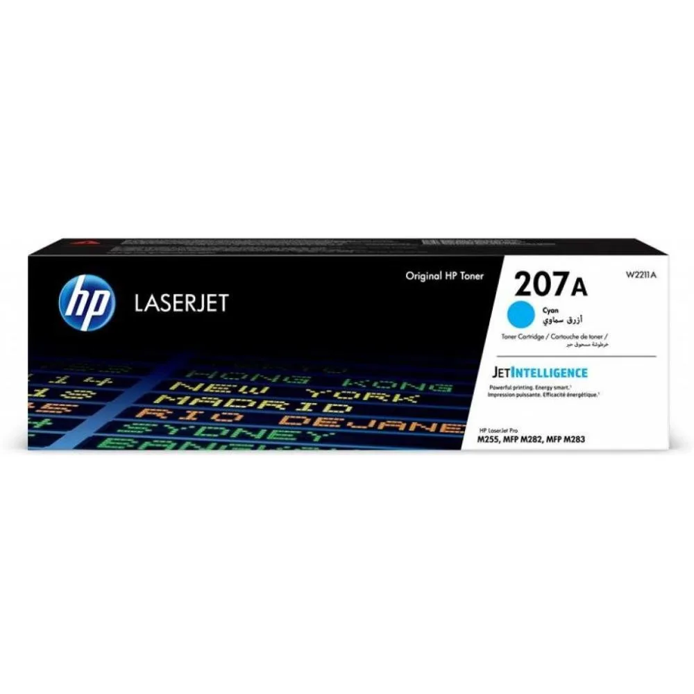 Картридж HP 207A CLJ M282/M283, M255dw/M255nw Cyan (1250 стор) (W2211A)