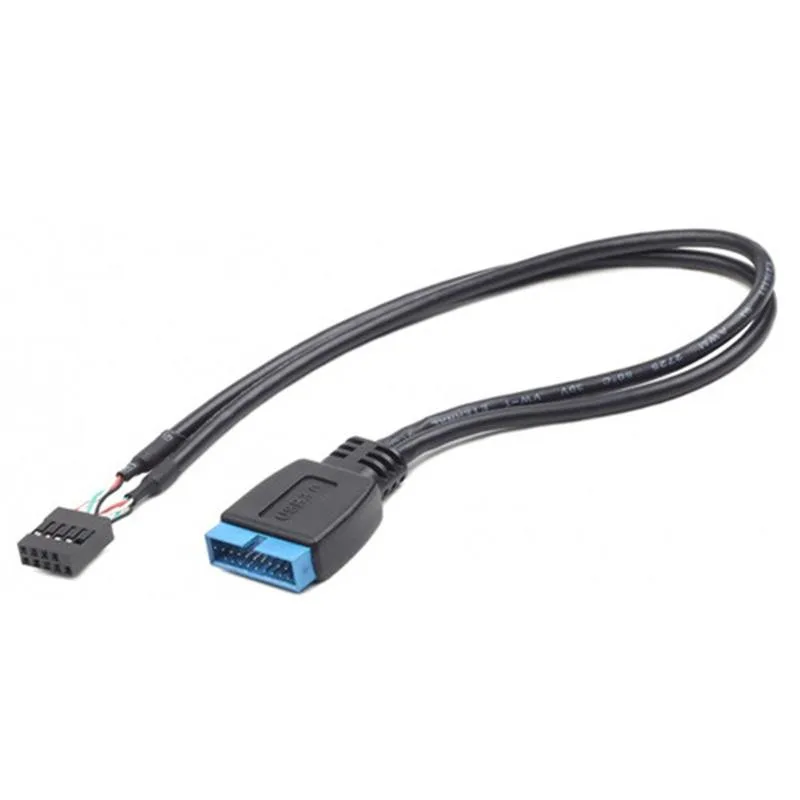 Cablexpert USB2.0 – USB3.0, Black, 0.15м (CC-U3U2-01)