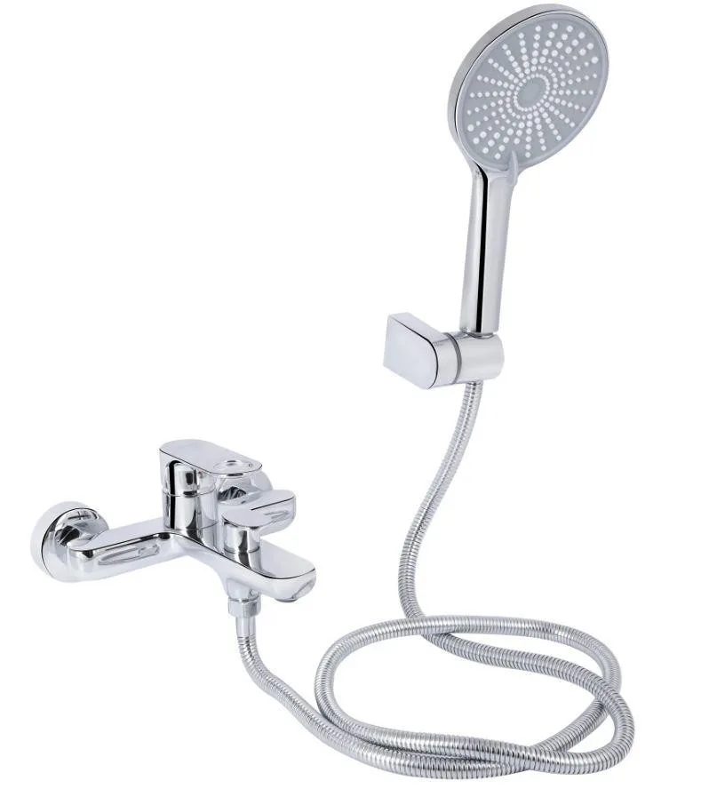 Змішувач для ванни Qtap Jay (з душовим гарнітуром) QTJAY259CRM45541 Chrome