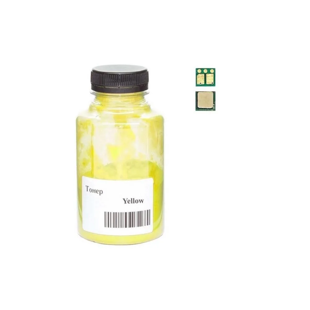 Тонер + чип АНК для Canon MF651Cw/MF655Cdw/MF657Cdw, 067H бутыль 70г 2400 ст. Yellow (50000412)