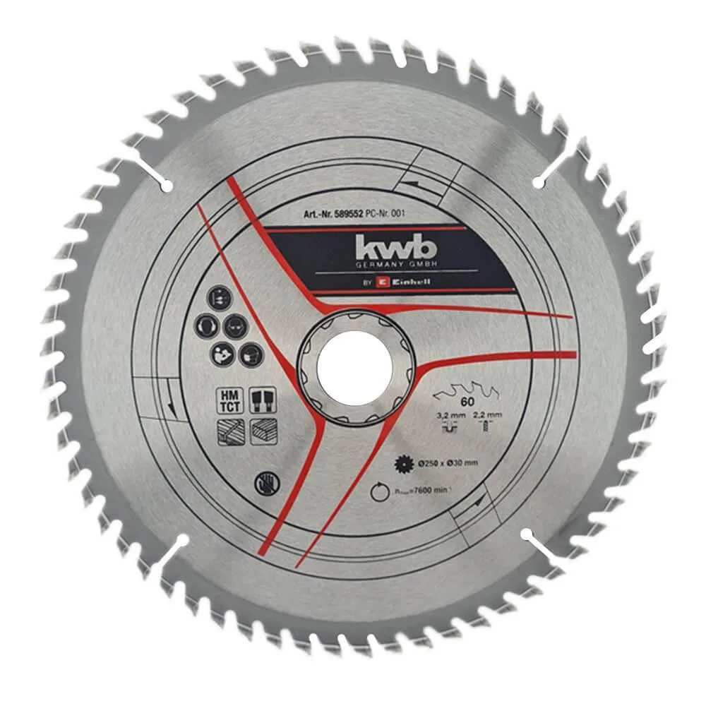 Пильный диск Einhell по дереву 250x30x3.2 мм