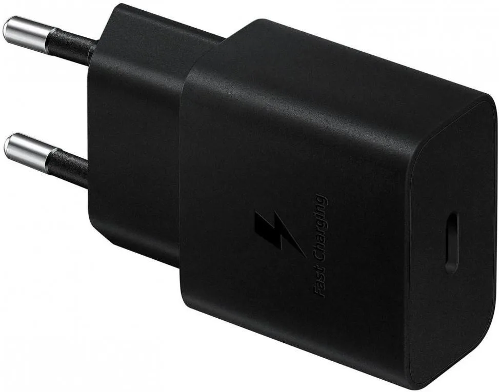 Мережевий зарядний пристрій Samsung 25W PD Power Adapter (з Type-C cable) Black (EP-TA800XBE) (EU)