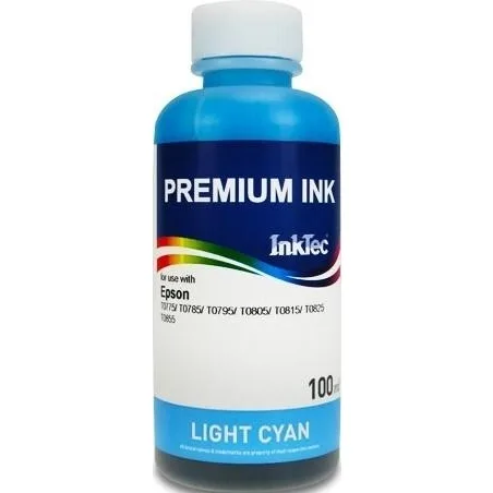 Чорнило InkTec Epson R270/290 RX590/610/690 Light Cyan (E0010-100MLC)