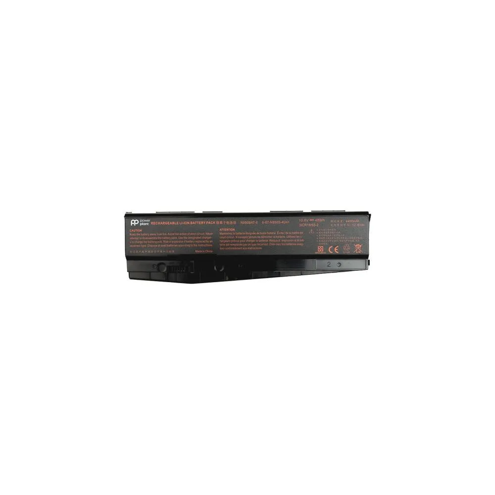 Акумулятор PowerPlant для ноутбуків Clevo N850HC (N850BAT-6) 10.8V 4400mAh