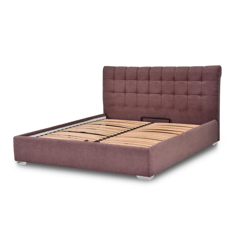 Двоспальне ліжко з підйомним механізмом LION Ніно 160x200 см SILK 502 Бирюзовий (LION-045064)
