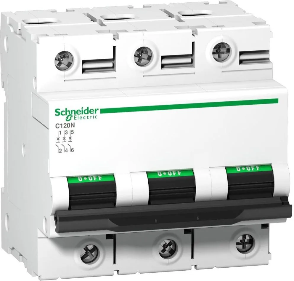 Schneider Electric Acti9 C120N, 3P, 100A, C, 10kA (A9N18367)