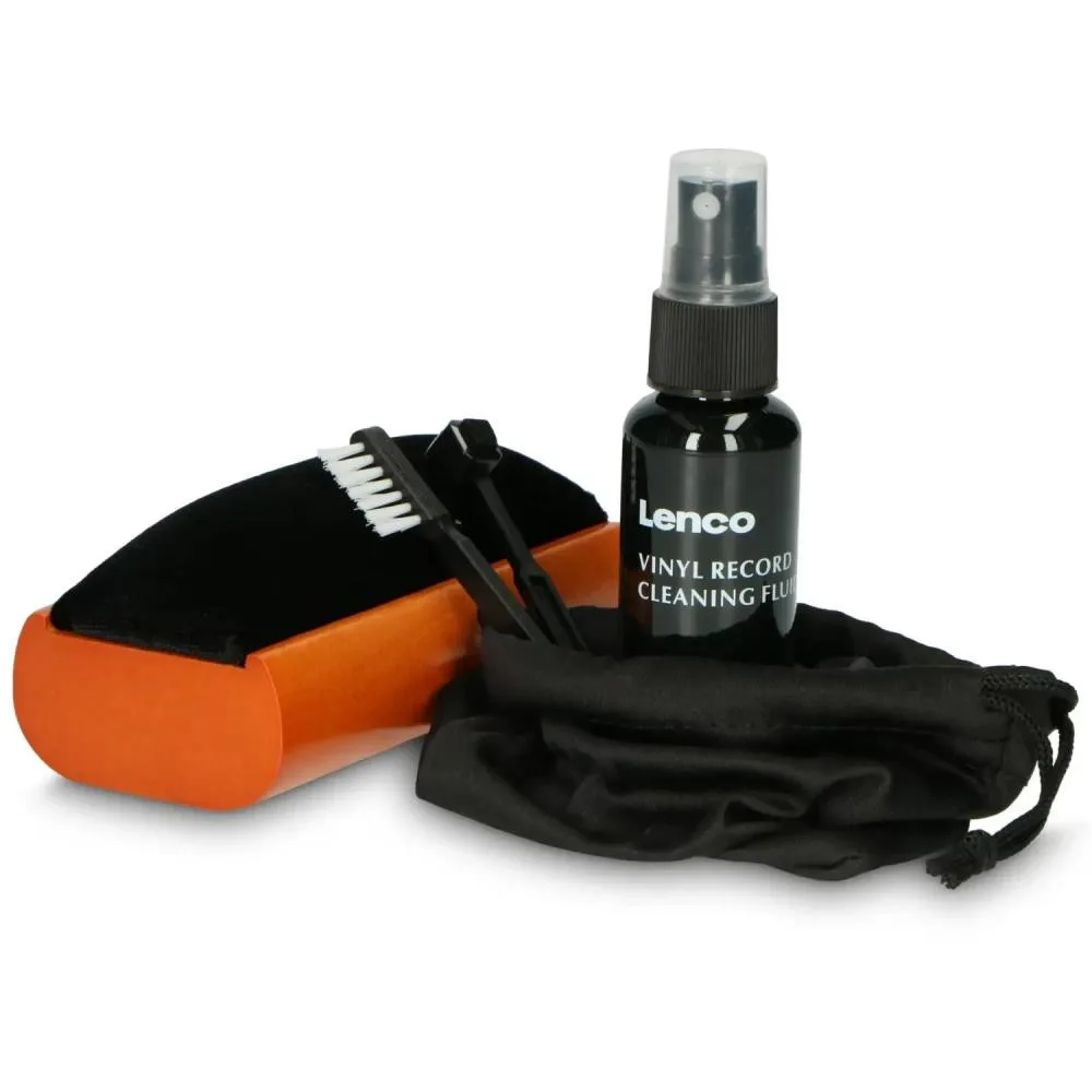 Комплект для чистки Lenco TTA-5in1 Wooden Cleaning Brush With Velvet Padding