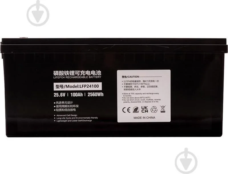 Акумулятор PowerPlant LiFePO4 24V 100Ah (LFP24100) (NV822447)