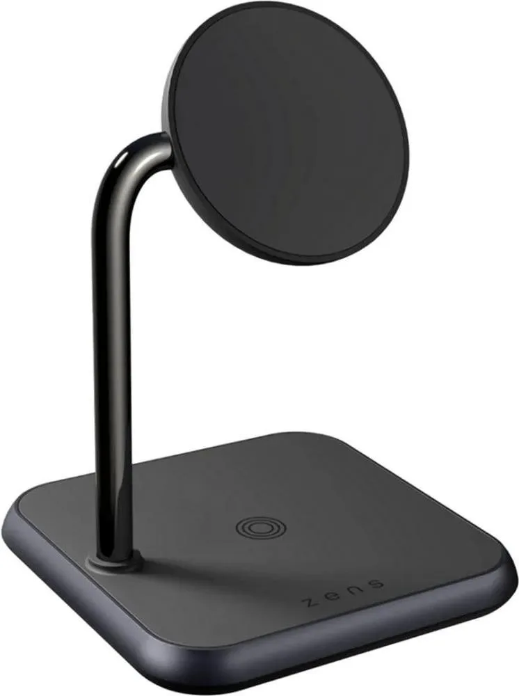 Бездротовий зарядний пристрій Zens 3-in-1 Magnetic Aluminium Wireless Charger Black (ZEDC19B/00)