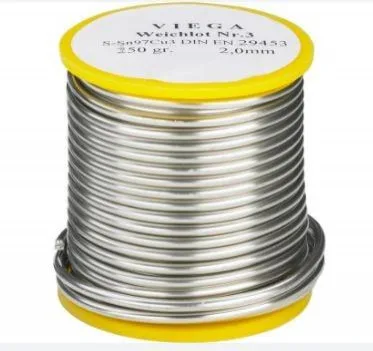 Припій м`який Viega №3 S-Sn97Cu3 250 gr 3,0 mm 94933 (113902)
