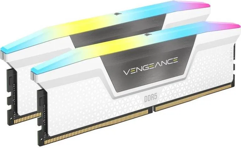 Модуль пам’яті Corsair Vengeance RGB Black 32GB (2x16) DDR5 6400 MHz (CMH32GX5M2B6400C36)