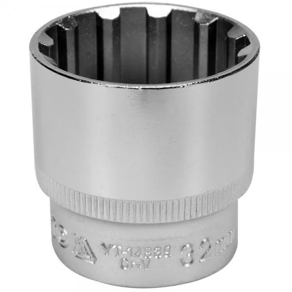 Головка торцева Spline YATO YT-14831 1/2" M19 x 38 мм CRV