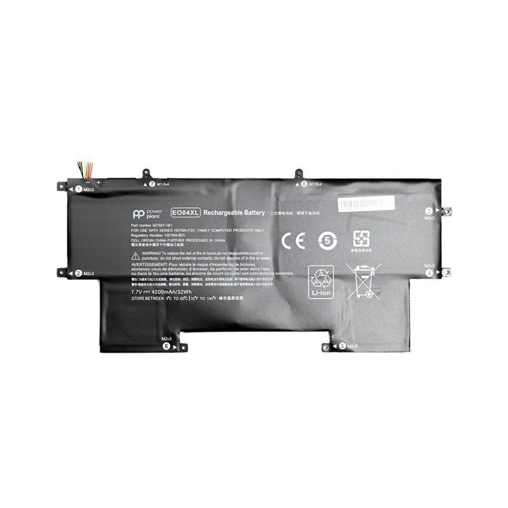 Акумулятор PowerPlant для ноутбуків HP EliteBook Folio G1 (EO04XL) 7.7V 4200mAh (NB461684)