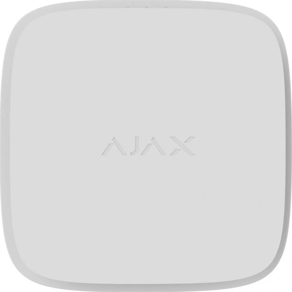 Датчик диму, температури та чадного газу Ajax FireProtect 2 RB Heat Smoke CO Jeweler, змінна батарея, бездротовий, білий (000029696)