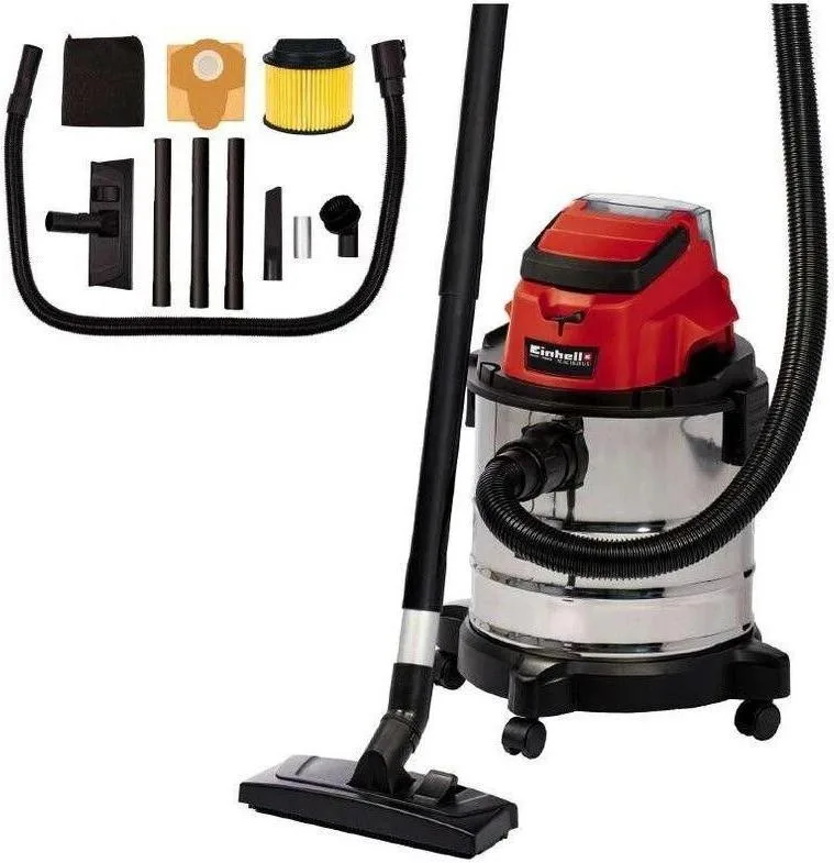 Пилосос Einhell TC-VC 18/20 Li S - Solo, PXC, акум., 20л, 8кПа, (без АКБ та ЗП) (2347130)