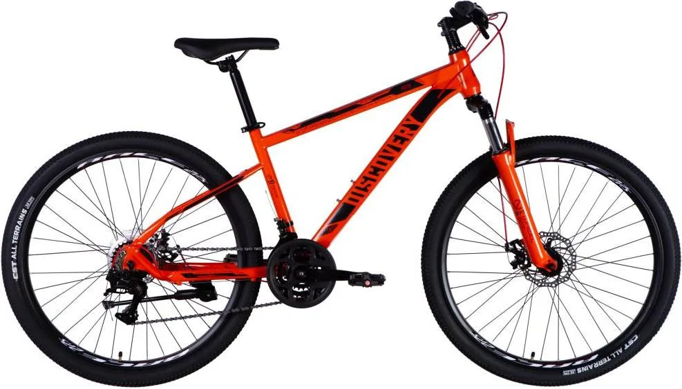 Велосипед 27,5 Discovery Trek DD FR 2025 16 оранжевый OPS-SP-27.5-041
