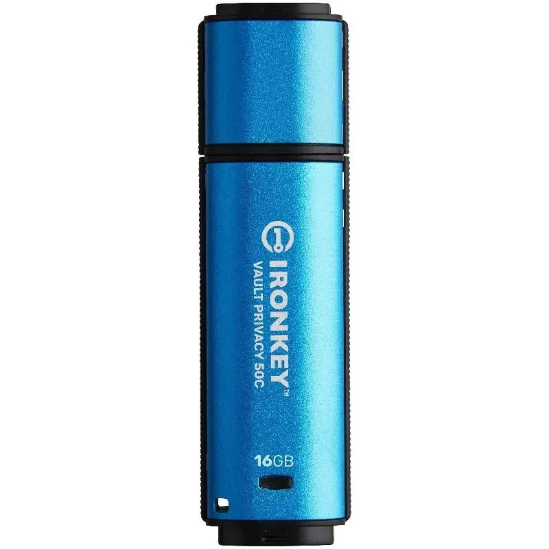 Kingston 32GB USB-C IronKey Vault Privacy 50C AES-256 Encrypted, FIPS 197 - IKVP50C/32GB