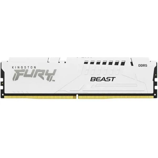 Модуль пам’яті Kingston Fury Beast White 16GB (1x16) DDR5 6400 MHz (KF564C32BW-16)