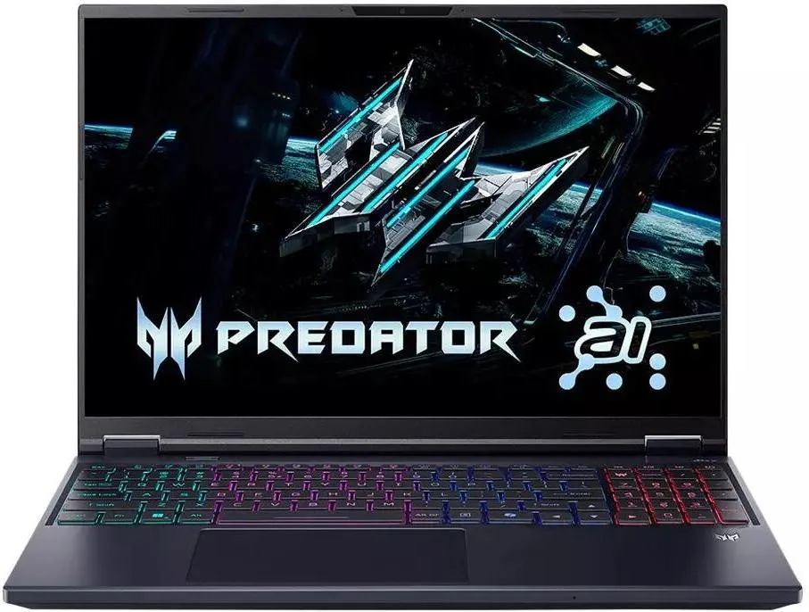Ноутбук Acer Predator Helios Neo 18 PHN18-72 18" WQXGA IPS, Intel U9-275HX, 32GB, F1TB, NVD5070Ti-12, Lin, чорний (NH.QVMEU.005)