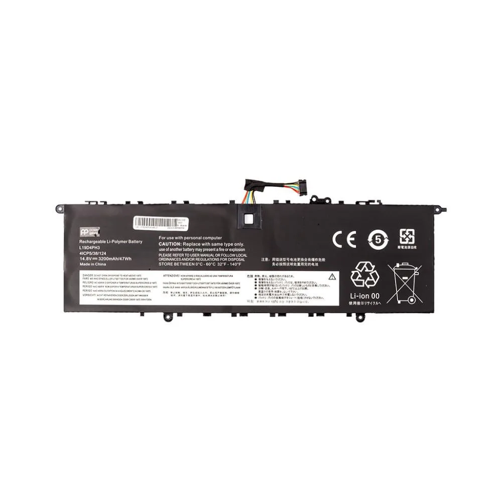 Акумулятор PowerPlant для ноутбуків LENOVO Yoga Slim 7 Pro 14 (L19D4PH3) 14.8V 3200mAh
