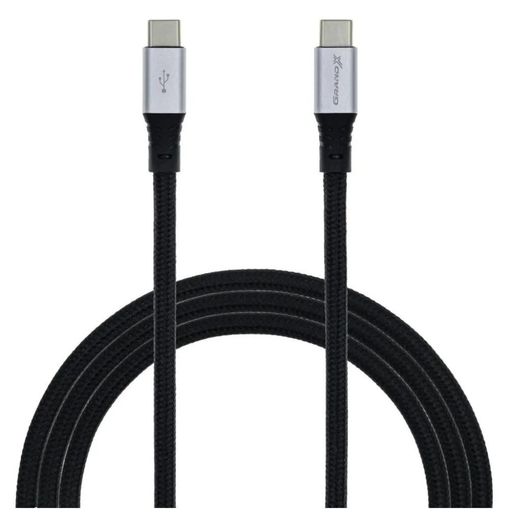 Grand-X USB Type-C - USB Type-C, Power Delivery, 65W, 1м, Black (TPC-02)