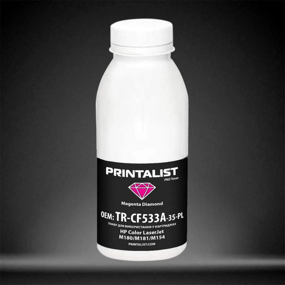 Тонер HP CLJ M180/M181/M154 35г Magenta Printalist (TR-CF533A-35-PL)