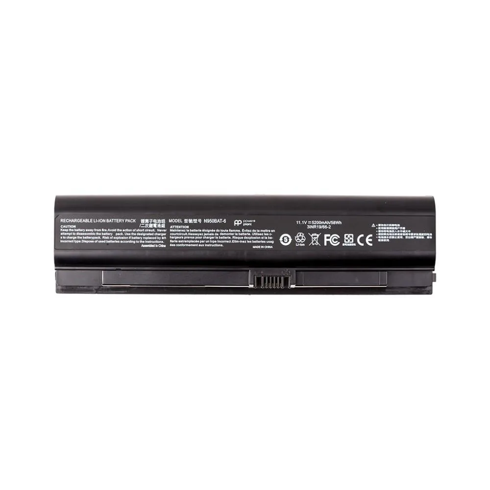 Акумулятор PowerPlant для ноутбуків Clevo N957TD (N950BAT) 11.1V 5200mAh (NB400201)