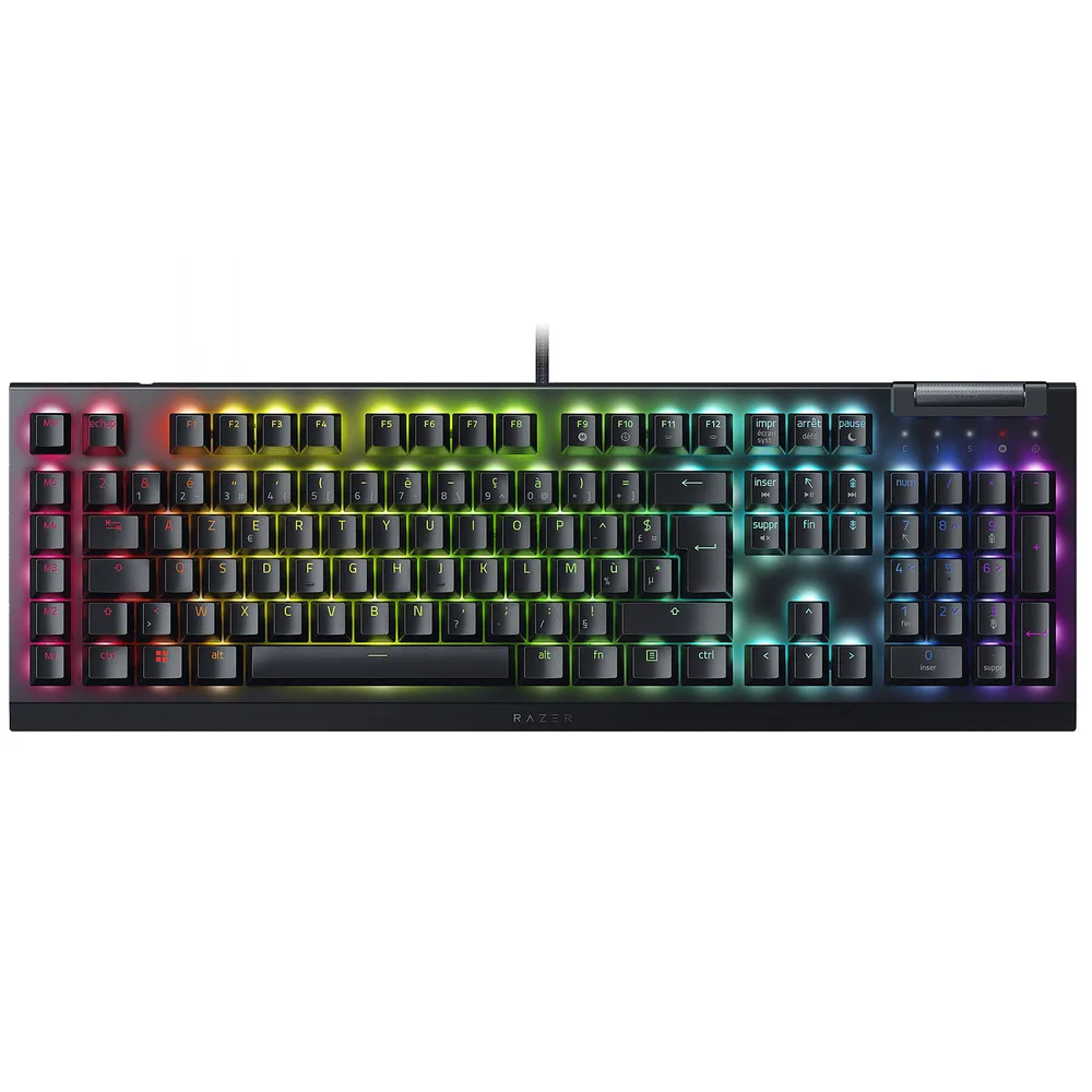 Клавіатура Razer BlackWidow V4 X Green Switch RU (RZ03-04700800-R3R1)