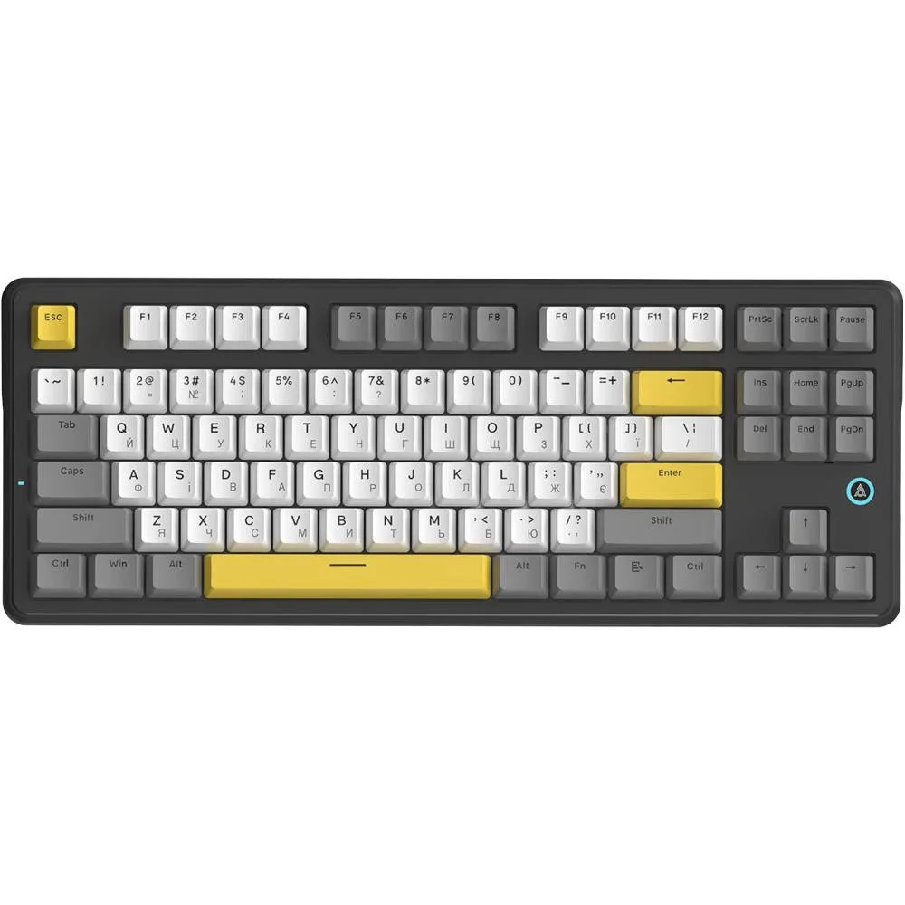 Клавіатура Ajazz AK870 V2 Flying Fish Switch Black USB-C (AK870-V2-FF-BGY)