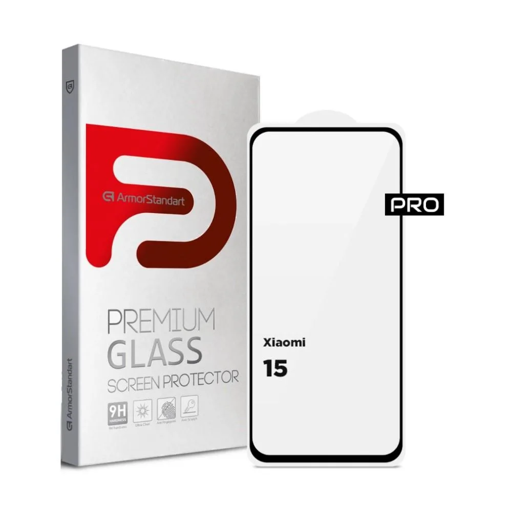 Захисне скло ArmorStandart Pro для Xiaomi 15 Black (ARM82376)