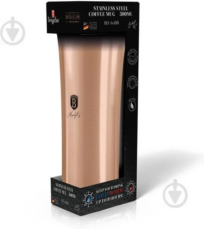 Термокухоль Berlinger Haus Metallic Line Rose Gold Edition 500 мл (BH-6488) (M-BH-6488)